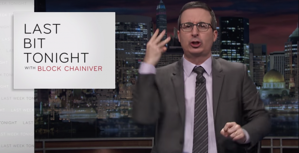 John Oliver Tackles Cryptocurrency on Last Week Tonight